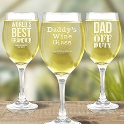 Engraved Wine Glasses