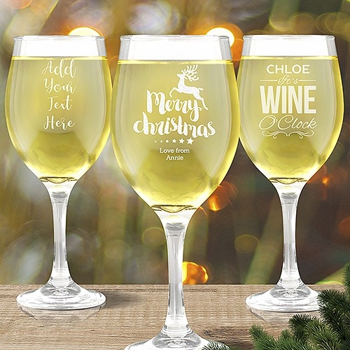 Engraved Wine Glasses