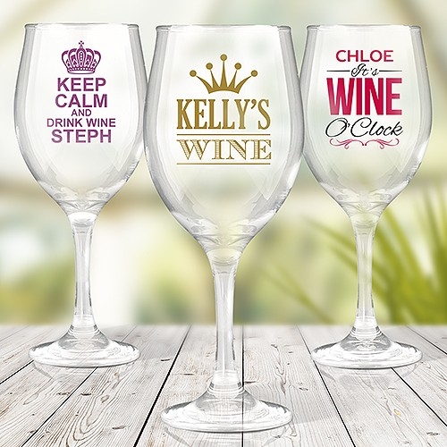 Coloured Wine Glasses