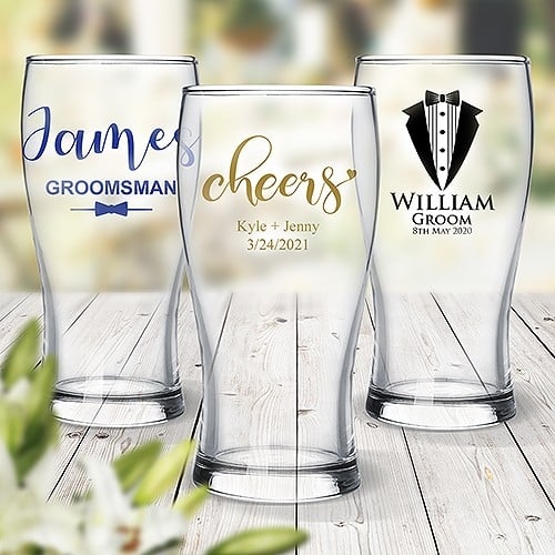 Coloured Standard Beer Glasses