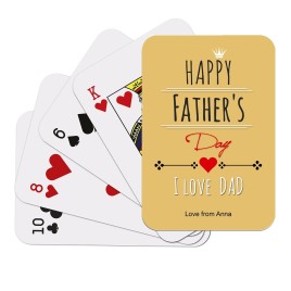Happy Fathers Day Playing Cards