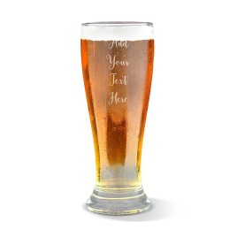 Add Your Own Message Engraved Premium Beer Glass