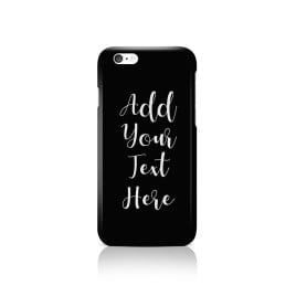 Add Your Own Message Apple iPhone Case